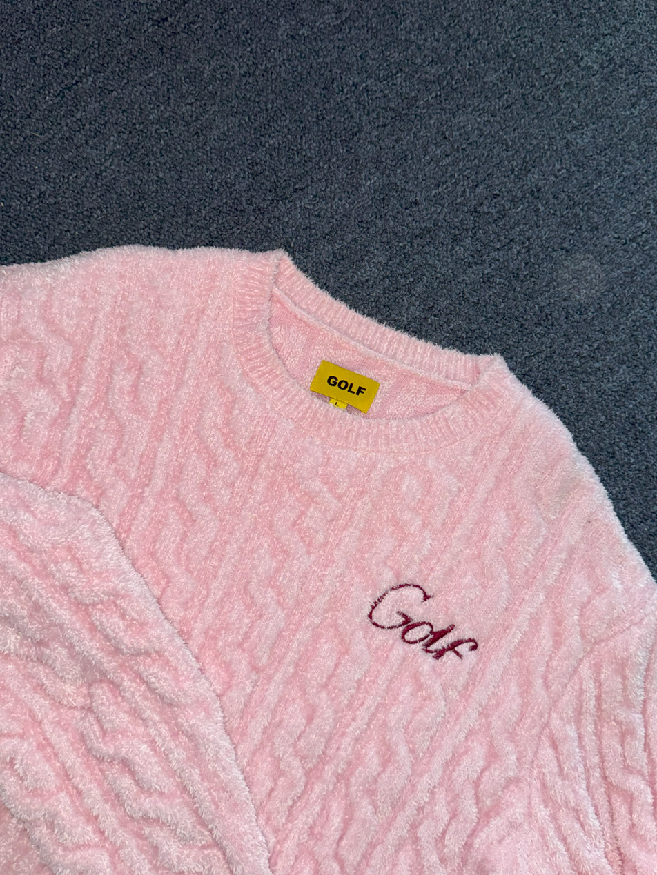 Cable Stretch Terry Sweater