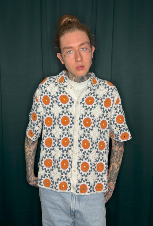 CROCHET-STYLE SHIRT