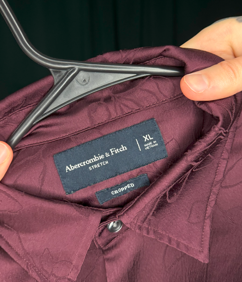 SILKY MAROON SHIRT