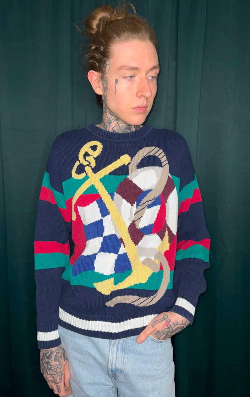VINTAGE NAUTICAL SWEATER